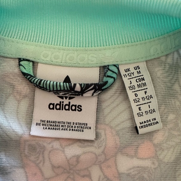 Girls Adidas Patterned Jacket - Picture 5 of 5